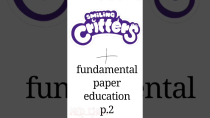 Thumbnail for fundamental paper education + smiling critters(2/4)/#short#fundamentalpapereducation#smilingcritters | 🌷red_chan💖