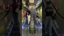 Thumbnail for What's the point of escalator grooves? @JulianOShea #Science #Shorts | ABC Science