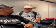Thumbnail for Gillie goes off on a US Marshall for questioning him about allegedly smelling like marijuana while boarding a flight from Dallas, Texas on American Airlines.