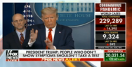 Thumbnail for  OAN's Chanel Rion calls out fake news in front of their faces. POTUS' response: They are siding with China. They're siding with many others. China's the least of it.