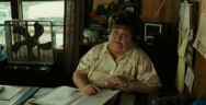 Thumbnail for In the movie No Country for Old Men the only person who Evil stood down to was the obese secretary that told him to fuck off. She STOOD HER GROUND