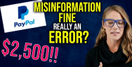 Thumbnail for PayPal's misinformation fine an 