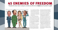 Thumbnail for Enemies of Freedom, a North Korea Tour, & More: Reason's 45th Anniversary Issue