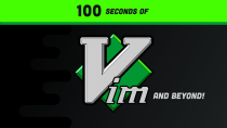 Thumbnail for Vim in 100 Seconds | Fireship