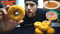 Thumbnail for The Spaghetti Donut Challenge | L.A. BEAST | skippy62able
