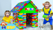 Thumbnail for Best Funny Videos 😍 30 minutes Funniest and Cutest Babies 🐵 Animal Kiki build a lego house | Animal KiKi ESP