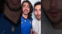 Thumbnail for Italians reacting to pizza slicing 😳 #shorts | Lionfield