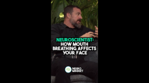 Thumbnail for Neuroscientist: How Mouth Breathing Affects Your Face | Andrew Huberman #neuroscience #shorts | Neuro Lifestyle
