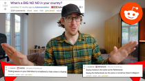 Thumbnail for What's a big No-No in your country? on reddit  r/AskEurope | Evan Edinger