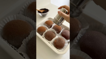 Thumbnail for I can't stop eating chocolate dessert！ #asmr #food #dessert #chocolate #asmrfood #satisfying | The Princess Daily Life