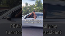 Thumbnail for POV: When it's finally my turn to drive by the accident | FunnyMemeSpot Backup