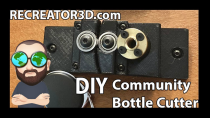 Thumbnail for Learn How to Build a Community Bottle Cutter and Turn PET#1 Plastic Bottles into Stunning Creations! | JRT3D