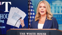 Thumbnail for LIVE: Karoline Leavitt hosts White House press briefing | The Times and The Sunday Times