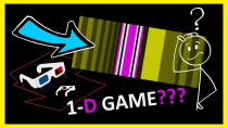 Thumbnail for I Made a 1D Game 🎮 | Mashpoe