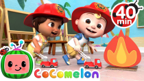 Thumbnail for Fire Drill Song + More Nursery Rhymes & Kids Songs - CoComelon