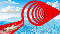 Thumbnail for I found a 1000+ G force waterslide in GTA 5 | GrayStillPlays
