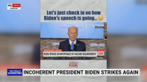 Thumbnail for 'Even with the assistance of an autocue' Biden is 'utterly incoherent'