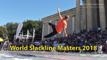 Thumbnail for WORLD SLACKLINE MASTERS 2018 - Jibline-Contest (Finals) | Danny Strasser