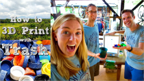 Thumbnail for How to 3D Print with Recycled Trash! | Maddie Moate | Maddie Moate