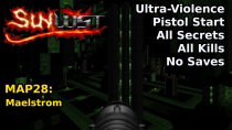 Thumbnail for Doom II: Sunlust - MAP28: Maelstrom (Ultra-Violence 100%) | decino