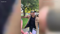 Thumbnail for Gun drawn during dueling protests in Woodinville | KING 5 Seattle