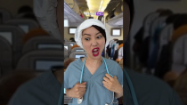 Thumbnail for Miracle at 30,000 Feet:Cabin Crew Delivers Baby Using a Surprising AI Tool! @invideo #invideopartner | Jeenie.Weenie