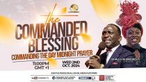 Thumbnail for MID NIGHT PRAYER COMMANDING THE DAY- THE COMMANDED BLESSING. 02/10/2024 | Dunamis TV