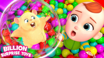 Thumbnail for Indoor Playground with Wheels on the Bus Baby Hamster! Cartoons, and Family PlayToys! | BillionSurpriseToys  - Nursery Rhymes & Cartoons