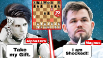 Thumbnail for AlphaZero Shocked Magnus By Sacrificing a Rook in the Opening | AlphaZero vs Magnus | Magnus Chess | Stockfish