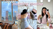 Thumbnail for 7 AM MORNING VLOG! ♡ my productive + healthy routine,  aesthetic self care, pilates classes, + GRWM | adelala