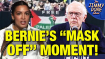 Thumbnail for Bernie Has Pro-Palestine Protester ARRESTED At Bernie/AOC Rally! | The Jimmy Dore Show