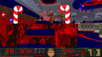 Thumbnail for Doom Christmas Cheer From The Chillzone (2021) MAP01: "Mall Santa" UV -Fast Speedrun 2:46 | Doom Speedruns by Andrea Rovenski