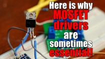 Thumbnail for Here is why MOSFET drivers are sometimes essential! || MOSFET Driver Part 1 (Driver, Bootstrapping) | GreatScott!