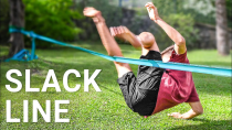 Thumbnail for Learning to Slackline with No Experience | Mike Shake