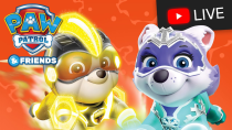 Thumbnail for 🔴 Mighty Pups Charged Up PAW Patrol Rescue Episodes and More Live Stream! - Cartoons for Kids
