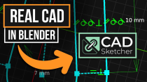 Thumbnail for CAD In Blender Is HERE! | CAD Sketcher Intro | Constraint Driven Design | Maker Tales