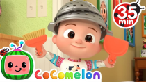Thumbnail for Clean Up Song (Home Edition) + More Nursery Rhymes & Kids Songs - CoComelon