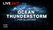 Thumbnail for Sleep to Ocean Thunderstorm Sounds to Wake Up Refreshed and Relaxed | Pure Sleeping Vibes