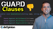 Thumbnail for Stop using trivial Guard Clauses! Try this instead. | CodeOpinion