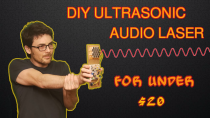 Thumbnail for DIY Ultrasonic Audio Laser (Directional Speaker) | Mean Gene Hacks