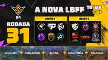 Thumbnail for A NOVA LBFF🚨FFWS BR 🏆RODADA 31 - GRUPOS A e C | LBFF 🚨 #FREEFIRE | Free Fire Esports Brasil #LBFF