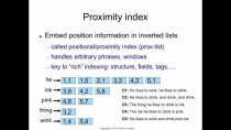 Thumbnail for Indexing 4: phrases and proximity | Victor Lavrenko