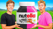 Thumbnail for Eating PINK vs BLACK Food Challenge! | Stay Wild