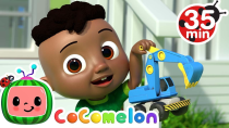 Thumbnail for Excavator Song (Vehicle Songs For Kids) + More Nursery Rhymes & Kids Songs - CoComelon