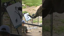 Thumbnail for This elephant was bullied so he painted his feelings 🥺❤️ #shorts | Hublot Baggins
