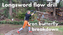 Thumbnail for Longsword flow drill tutorial: iron butterfly | Keomega Man at Arms