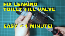 Thumbnail for FIX LEAKING TOILET FILL VALVE - QUICK & EASY - LESS THAN 1 MIN | DIY GEEK