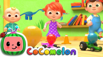 Thumbnail for Toy Balloon Car Race | CoComelon Nursery Rhymes & Kids Songs | Cocomelon - Nursery Rhymes