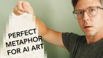 Thumbnail for I found the perfect metaphor for AI Art | Phil Edwards