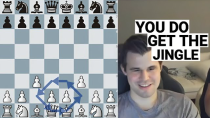 Thumbnail for imagine training your whole life to become a GM then you face Magnus with the weirdest opening | Chess Games